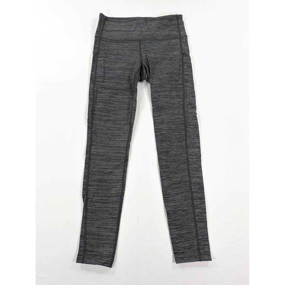 Athleta Women's XS High Rise Chaturanga Leggings Gray Space Dye Yoga Squat Proof